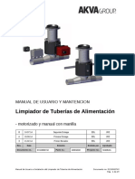 ES Manual de Usuario Limpiador de Tuberias de Alimentacion