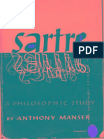 Sartre A Philosophic Study by Anthony Richards Manser