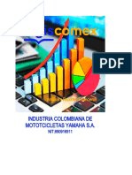 Industria Colombiana de Mototcicletas Yamaha S.A.: Análisis y Reportes Financieros