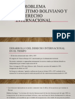 El Problema Marítimo Boliviano y El Derecho Internacional