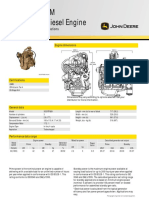 Powertech ™ M 3029Tfg89 Diesel Engine: Generator Drive Engine Specifications