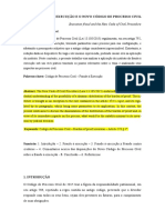 Fraude À Execução e o Novo Código de Processo Civil