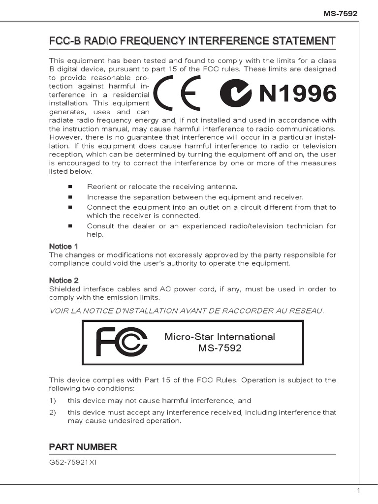 MS 7592 | PDF