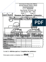 ExamenDel1erGrado2doTrimestre21 22regular