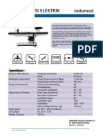 Brosur Meja Operasi Elektrik