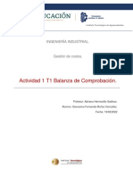 Actividad 1 T1 Balanza de Comprobación