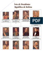 Presidentes de Bolivia entre 1825 y 1952