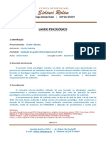 KIT DOCUMENTOS TÉCNICOS - LAUDO PSICOLÓGICO - Exemplo do Modelo 01