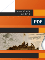 REFORMA UNIVERSITARIA EN 1918 - power point