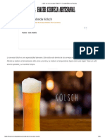 ¿Qué Es Una Cerveza Kölsch - Características y Receta