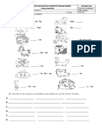 Evaluacion Español Feb 28 B