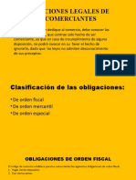 Obligaciones Legales de Los Comerciantes