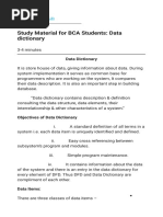 Study Material For BCA Students: Data Dictionary: Bcastuff - Blogspot.in