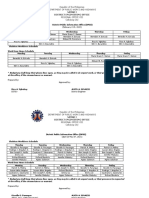 DPIO Work Schedule and Monitoring Form