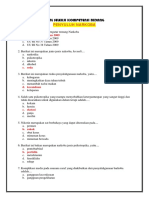 Soal Seleksi Kompetensi Bidang: Penyuluh Narkoba