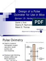 Design of A Pulse Oximeter For Use in Mice