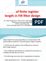 Effect of Finite Register Length in FIR Filter Design: Dr. Parul Tyagi (Asso. Prof.) & Dr. Neha Singh (Asst. Prof.)