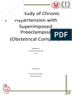 Case Study of Chronic Hypertension with Superimposed Preeclampsia