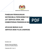 Android - Aplikasi Mudah Alih - Panduan Penggunaan Sistem Meja Perkhidmatan Ict KPM - V1