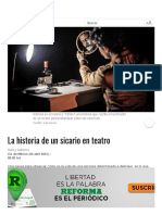 La Historia de Un Sicario en Teatro