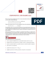 Exponents and Radicals: Module