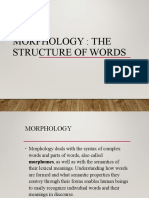 Morphology: The Structure of Words