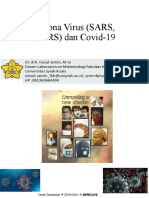Corona Virus SARS, MERS Covid 19