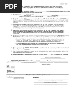 Sworn Declaration Form