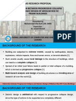Ms Research Proposal: Interaction Between Progressive Collapse and Seismic Design of Medium Rise RC Frame Buildings