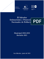El Salvador Proyecciones de Poblacion Municipal 2020-2030 (Rev2021)