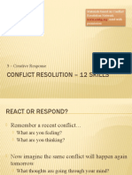 Conflict Resolution - 12 Skills - 3