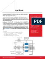 Si5348 Rev D Data Sheet: Network Synchronizer For Synce/ 1588 PTP Telecom Boundary (T-BC) and Slave (T-SC) Clocks