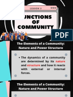 CESC - Lesson 3 Functions of Community