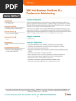BMC Helix Business Workflows 20.x: Fundamentals Administering