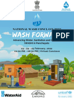 National WASH Conclave 2022 - Agenda