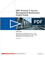 BMC Remedy IT Service Management Notification Engine Guide: Supporting