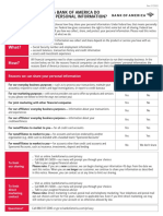 What Does Bank of America Do With Your Personal Information?