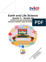 Earth and Life Science: Quarter 2 - Module 9D