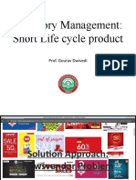 Inventory Management: Optimal Order Quantity for Short Life Cycle Products