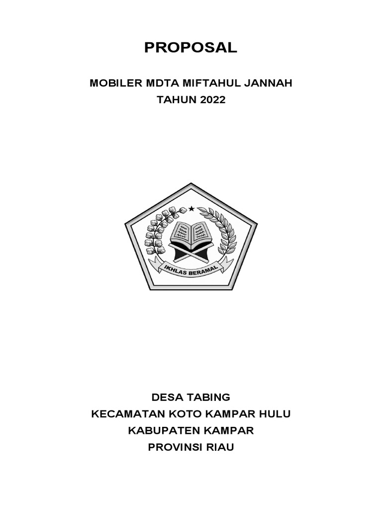 Permohonan Mobiler MDTA Miftahul Jannah | PDF | Karier & Perkembangan ...
