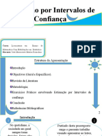 Estimação Intervalar Ou Intervalos de Confiança