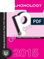 FCPS Pulmonogy CPSP Course Booklet