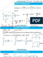 YE T DT: Definite Integration