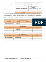Manual de Procedimientos Gerencia General de Diseño 31-08-2021