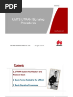 07 UMTS UTRAN Signaling Procedures