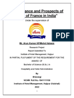 Importance and Prospects of Wine of France in India
