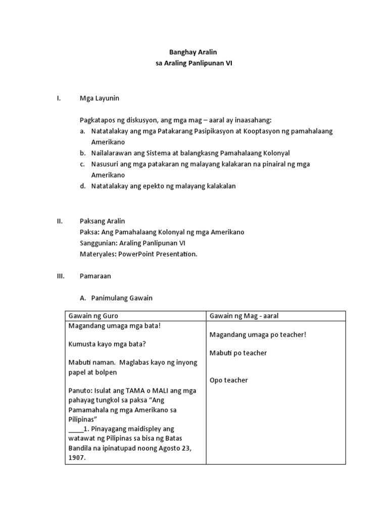 Lesson Plan AP | PDF