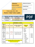 Guia Didactica de La Materia de Quimica Semana 10 y 11 de Clases, Yohaly Vuelvas Aguilar