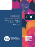 "Derechos Desconectados. Miradas al teletrabajo en América Latina. 12 países, 12 realidades"