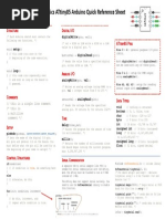 Sparkfun Electronics Attiny85 Arduino Quick Reference Sheet: Structure Digital I/O Attiny85 Pins